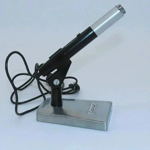 Vintage Calrad 10-30 Dynamic Microphone and Stand Appears new but untested - Picture 3 of 4